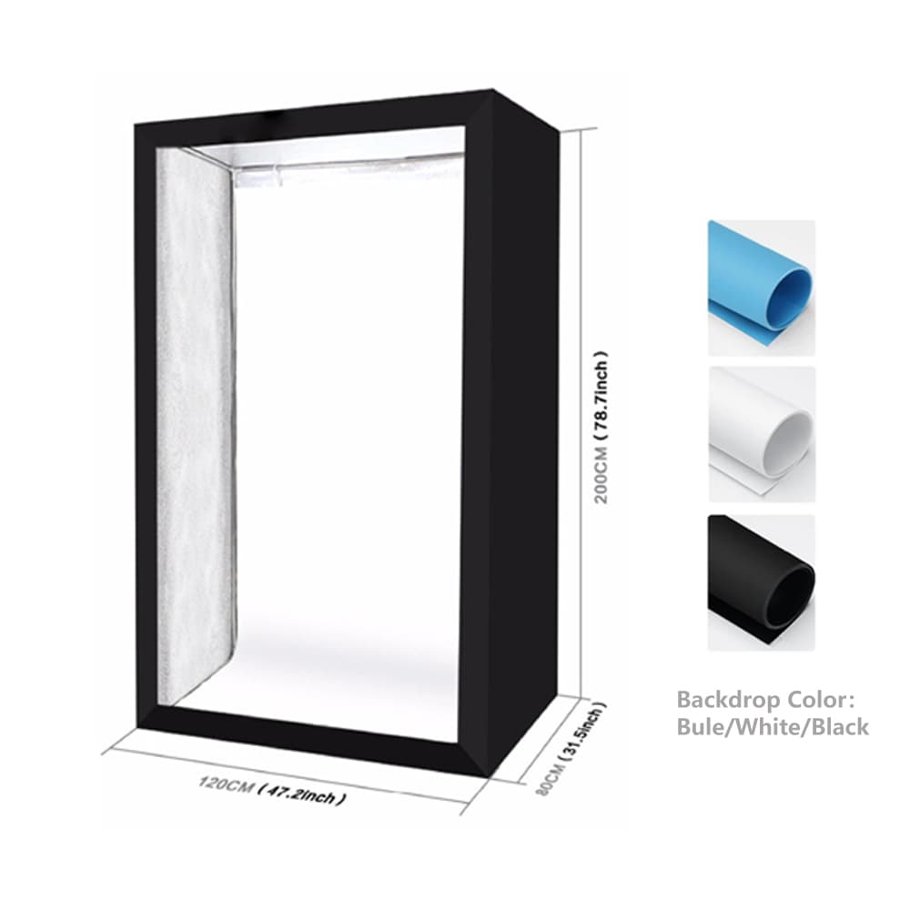200CM Portable Photo Studio Softbox Photography Lightbox Shooting Light Tent - 1