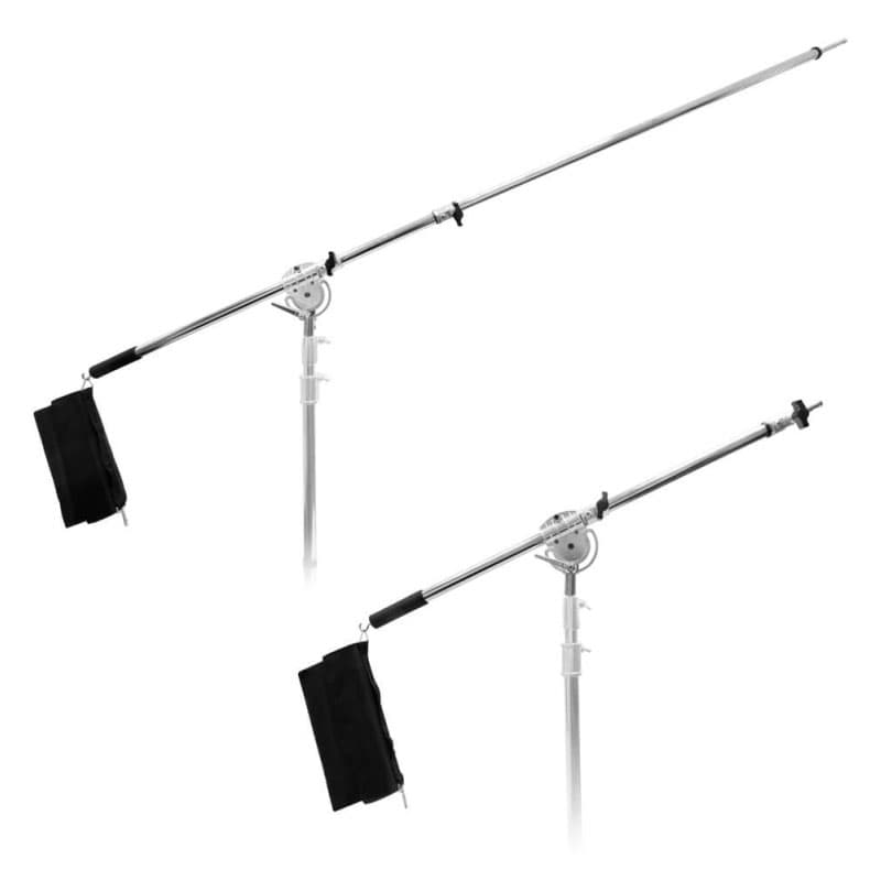 Super Heavy Duty 120-220cm Stainless Steel Boom Arm with Sand Bag - 1
