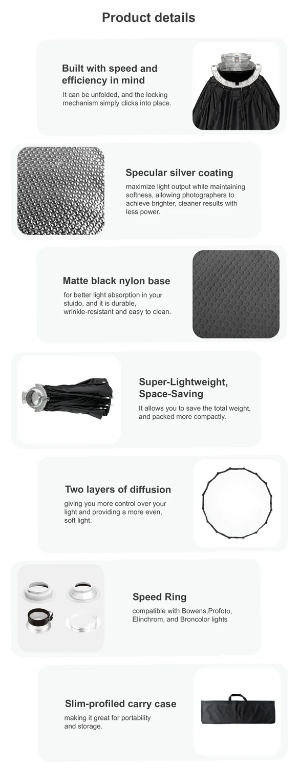 FlatPak Pro Softbox (Deep Parabolic) detail 2