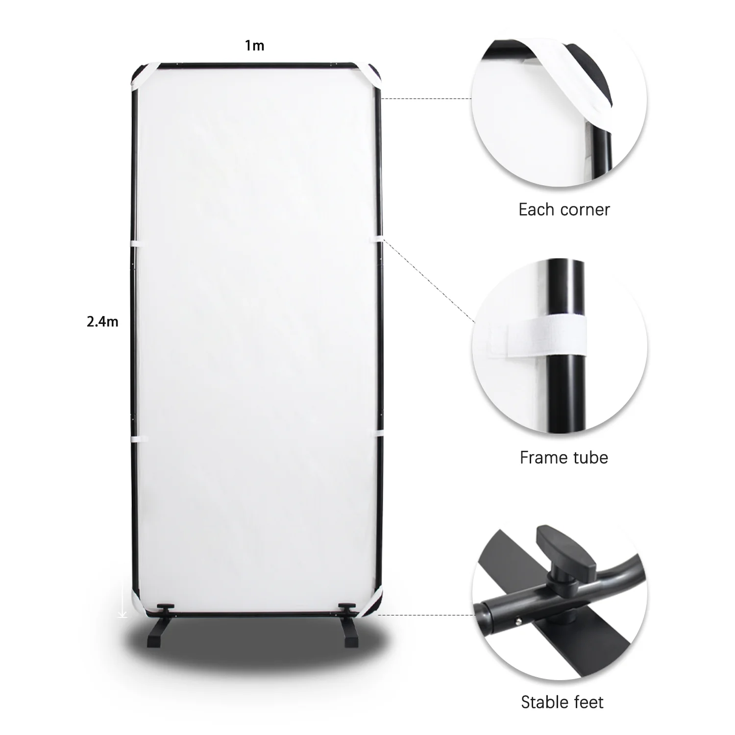 Black/White V-Flat Frame Kit - 2