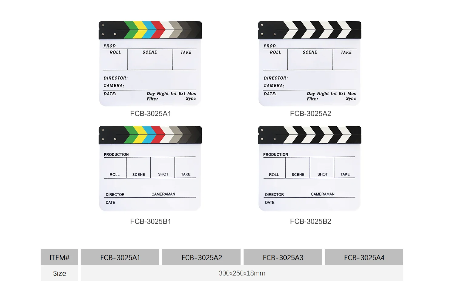 Production Clapper Slate product photo