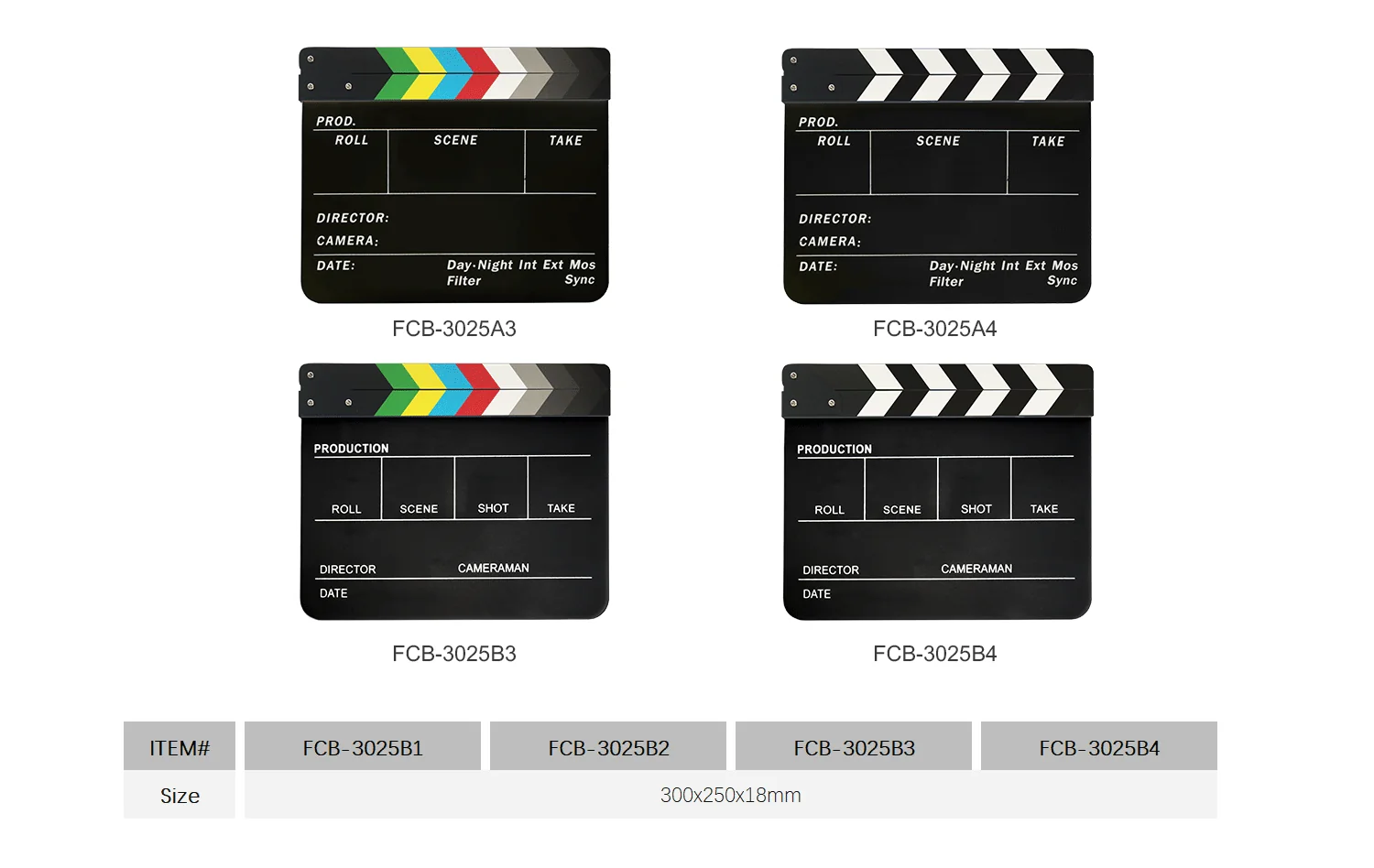 Production Clapper Slate - 2